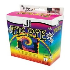 Tie-Dye Kit with Magenta Turquoise Yellow Dyes