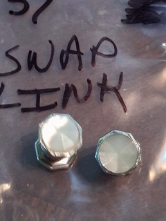 vintage snap link cufflinks