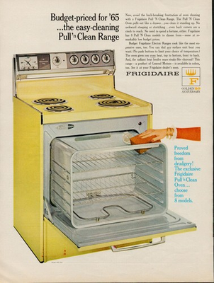 #ad 1965 Frigidaire Pull #x27;N Clean Electric Range Vintage Print Ad L19 $6.97