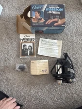 Vintage Oster Imperial 2-Speed Vibrating Handheld Electric Massager 138-11B USA
