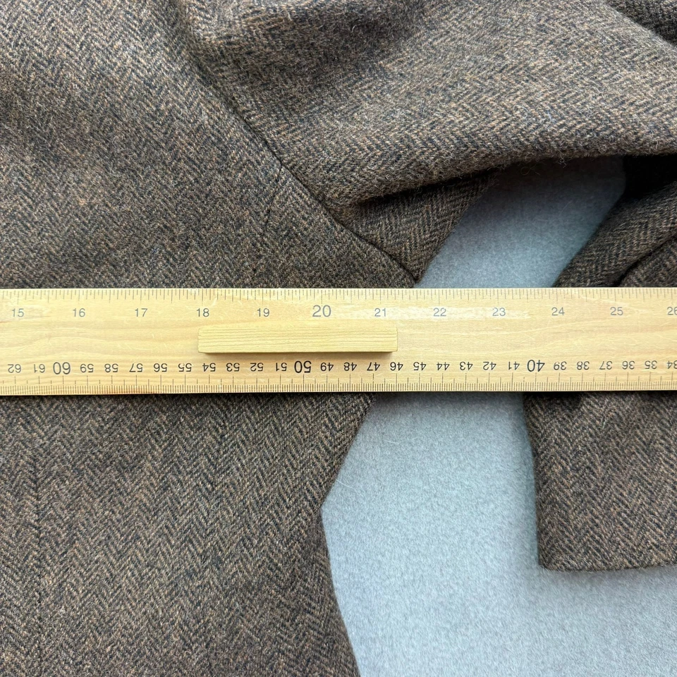 JOULES Tweed Jacket UK 16 Brown Hacking Blazer Herringbone HARBER Country Wool - Image 3 of 4