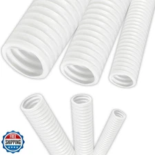 Electriduct 2" Polypropylene Non-Slit Wire Loom Corrugated Flexible Conduit -