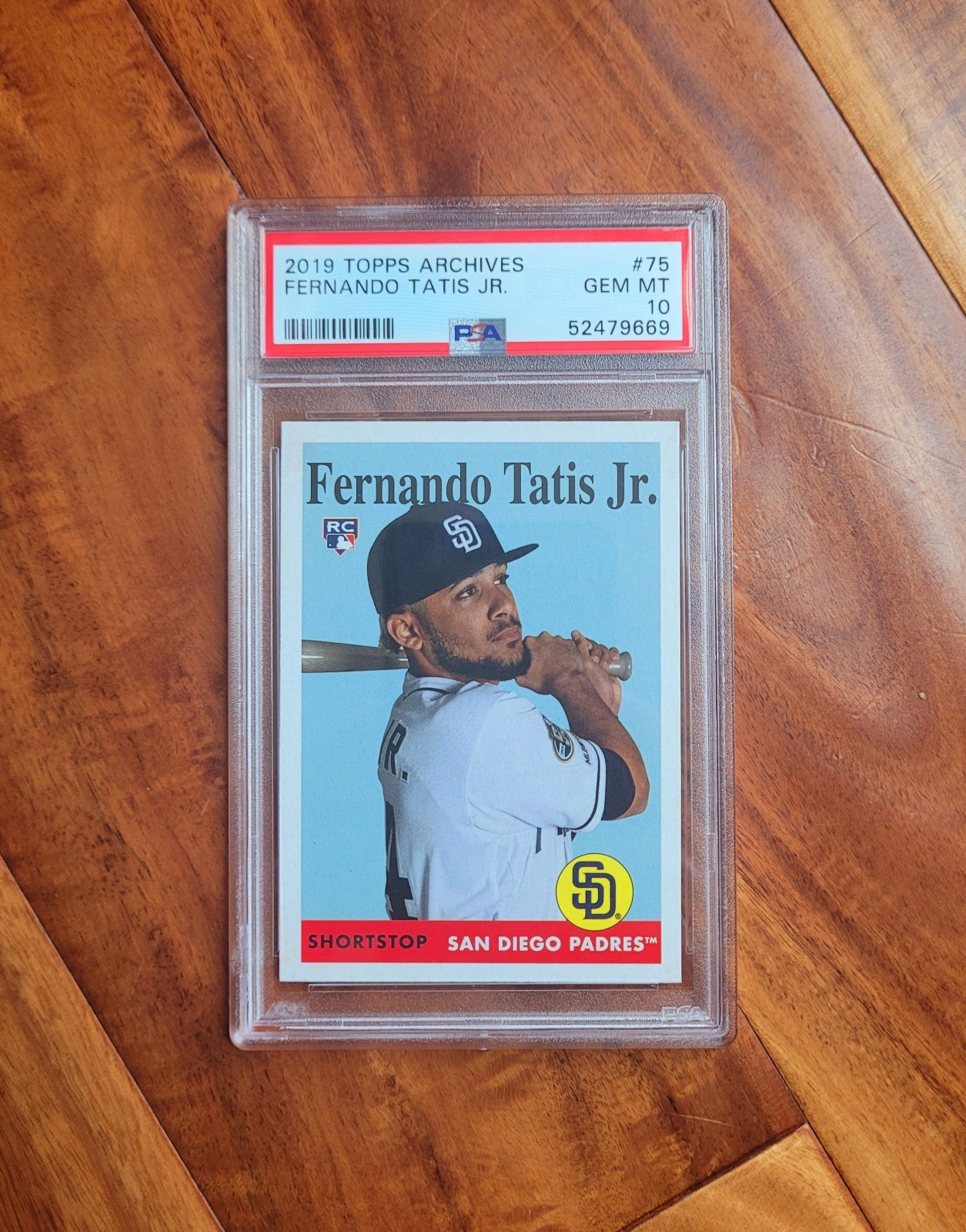 Fernando Tatis Jr 2019 Topps Archives RC Rookie #75 Padres PSA 10 GEM MT 💎 
