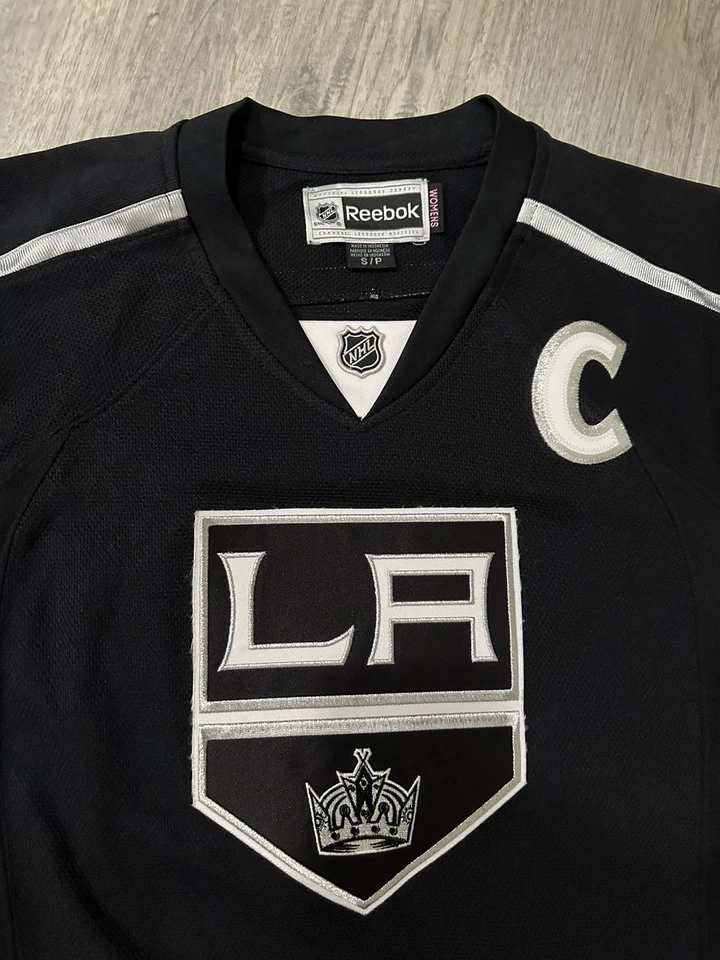 Camiseta deportiva para mujer Los Angeles Kings Dustin marrón auténtica Reebok NHL talla S Foto 3 de 4