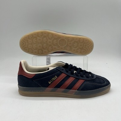 Mens Size 11.5 Adidas Gazelle Indoor Legend Ink Preloved Ruby JH5404 NEW