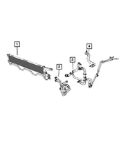 Genuine Mopar Transmission Oil Cooler 68510383AA