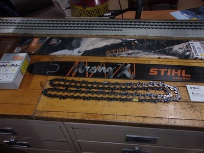 Stihl OEM 28'' Pro Guide Bar 3/8'' .050 91DL 3003-000-8838 Chain 33RS-91 #GL-SN2E