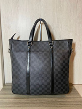 Sac à main LOUIS VUITTON Tadao N51192 2WAYShoulder Tote Bag noir Damier Graf
