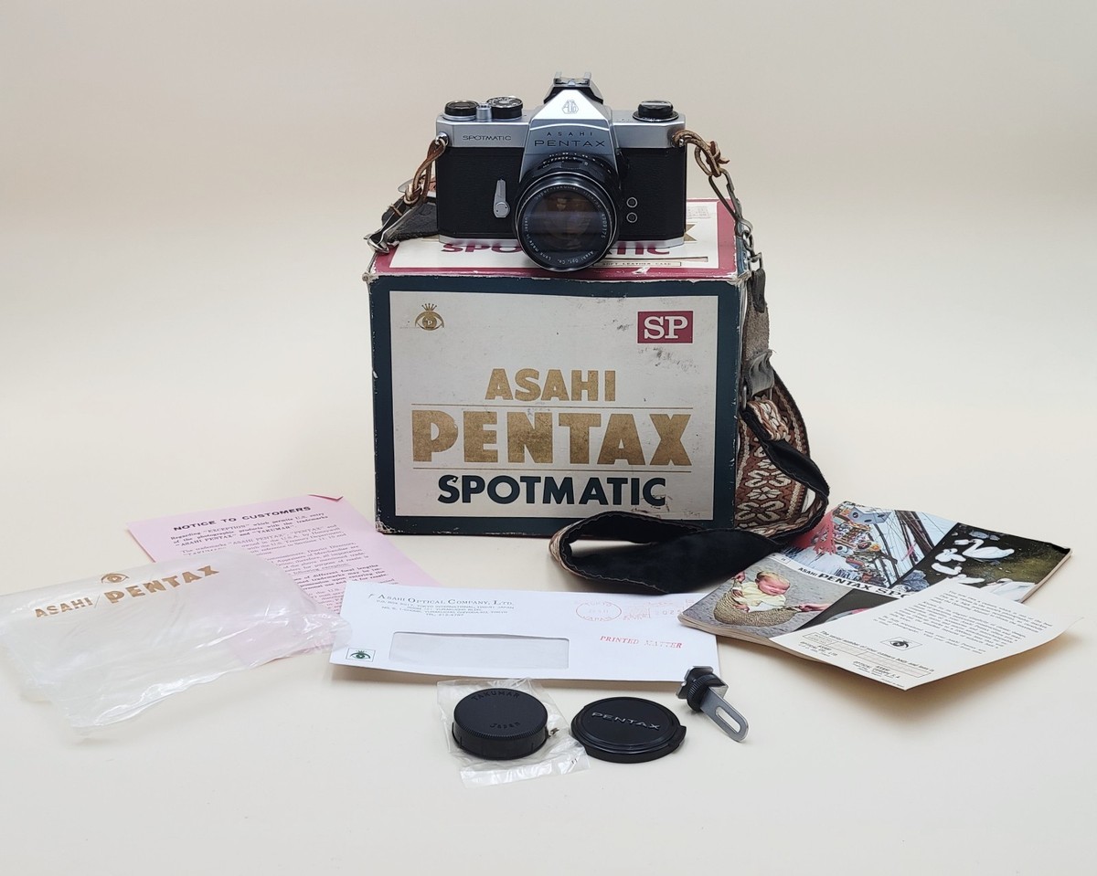 ASAHI Pentax SPOTMATIC 50ｍｍF1.4 Câmera Analógica 35mm Pentax Spotmatic Sp Lente 50mm F1.4