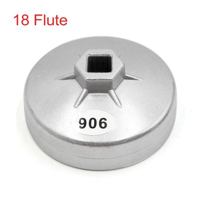 84mm Innendurchesser 18 Flöte Ölfilter Cap Wrench Socket Entferner für Auto