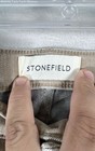 Stonefield Women's Tan Raw Hem Frayed Straight Leg 5-Pocket Pants Size 27 — photo 2