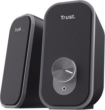 Trust Orada 2.0 PC Speakers 12W USB Stereo Speakers for PC Laptop Mac Black