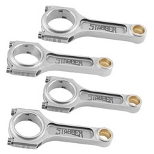 4pc H-beam Connecting Rods For Honda Civic Si B16a 1.6l 99-00 134mm Racing Grade
