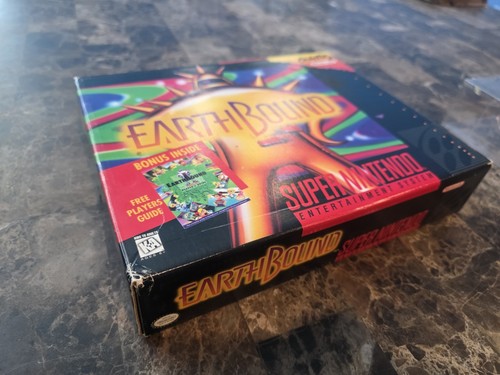 Authentic Earthbound cib for the snes Complete W/ Scratch N Sniff - Picture 2 of 21