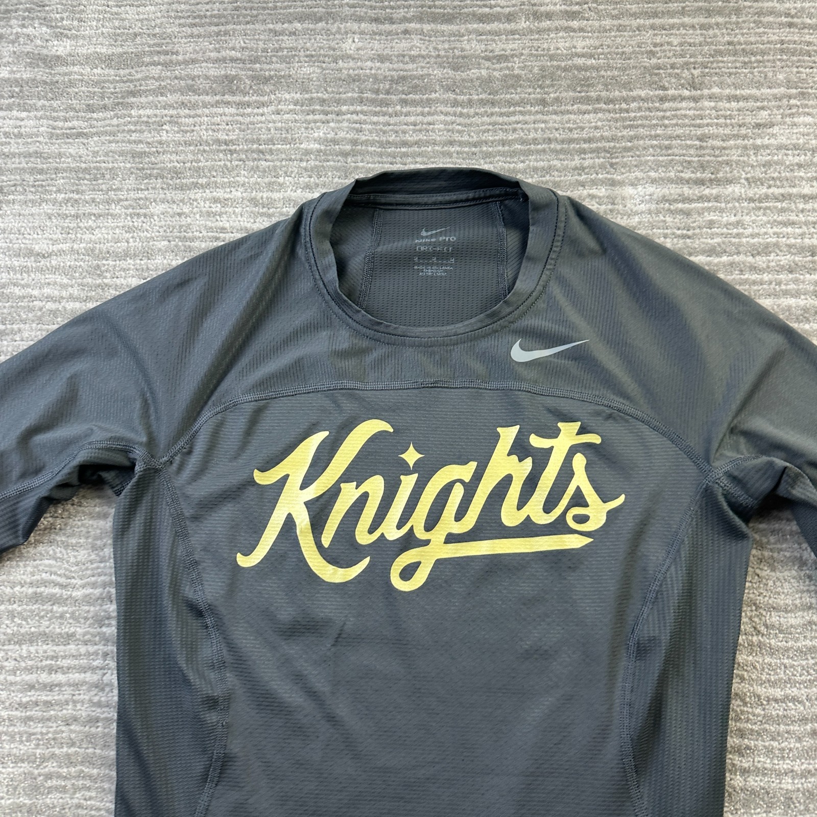 UCF Knights Nike Shirts Mens Medium Gray Pro Compression Team Issue