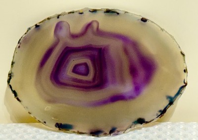 Purple Agate Geode Slab 113 g. .25 lb.  #638