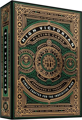 High Victorian Theory 11 Green Sealed Premium Playing Cards New Made in USA
