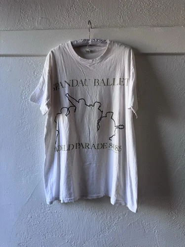 Spandau Ballet World Parade Concert Tour T Shir 1980s vintage concert t-shirt, vintage, single stitch, B+ condition