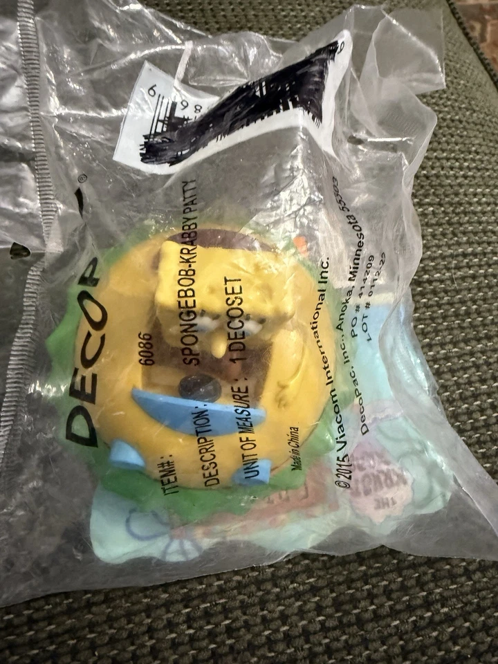 Bob Esponja Pantalones Cuadrados Juego Completo Toppers Pasteles Nuevo Foto 3 de 4