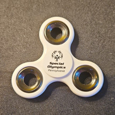 Special Olympics Pennsylvania White Tri-Spinner Fidget Hand Spinner