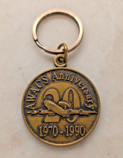 Vintage Boeing AWACS 1970-1990 20th Anniversary Keyring USAF NATO UK ROF