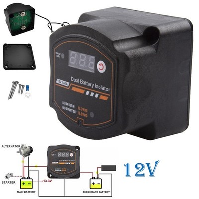 12V 140A Doppelbatterie Isolator Trennrelais Ladestromverteiler VSR KFZ Camper