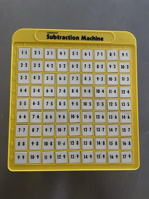 Lakeshore Learning Subtraction Math Machine Educational Aid Homeschool Toy VG