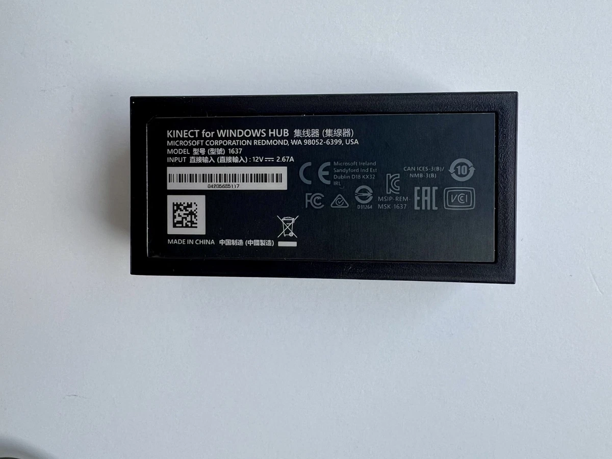 Original Microsoft Kinect Adapter Xbox One S X PC OEM Bulk Neu inkl Netzteil