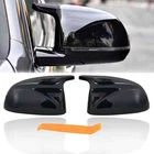 Pair Black M Style Side Mirror Cover Cap For BMW X3 X4 X5 X6 X7 G01 G05 G06 G07