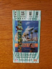2001 Super Bowl XXXV (35) Hologram Ticket  Baltimore Ravens vs New York Giants
