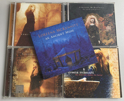 5CD/DVD Loreena Mckennitt Sammlung - Ancient Muse + Visit + Mask & Mirror + Book