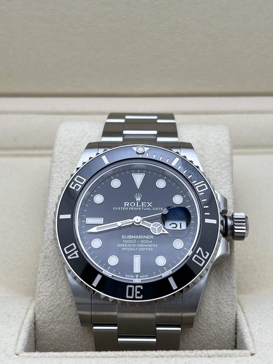 New Rolex Submariner 126610LN 41mm Stainless Steel Ceramic Bezel