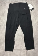 Nike Women's Universa Medium-Support Cropped Leggings Black DQ5893-010