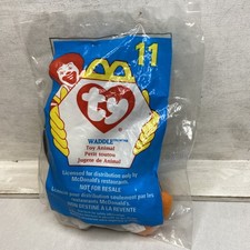 Vintage McDonald’s Ty Teenie Beanie Babies Waddle The Penguin New
