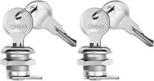 Truck Tool Box Lock with Keys, 5/8" Replacement Pickup Toolbox Lo Size: 2 Pack