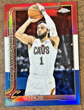 2025 Topps Chrome Max Strus #32 Red White Blue Refractor Cavs