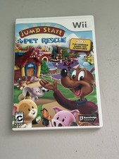 JumpStart Pet Rescue Nintendo Wii CIB Complete Tested Kids Educational Game