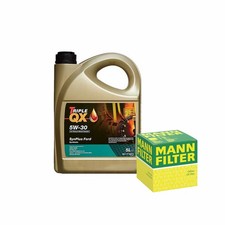 Triple QX TQX Ford M2C 913D 5W30 Engine Oil 5L Mann Oil Filter Service Kit