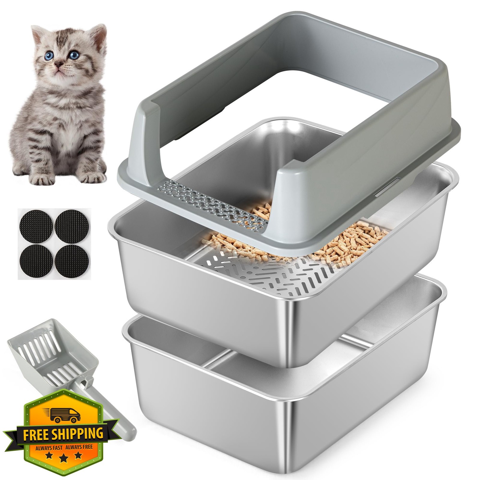 Stainless Steel Pine Pellets High Side