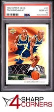 1992 UPPER DECK #61 TIM HARDAWAY WARRIORS HOF POP 2 PSA 10