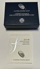 2018-S Proof American Silver Eagle Dollar,Box & COA 1 Ounce Silver