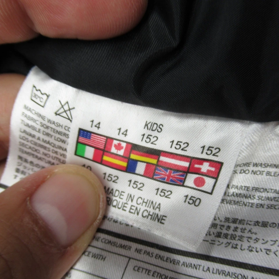 Spyder Ski Jacket Youth 14 Red Hooded Full Zip Waterproof Insulated Snowboard - Image 4 of 4