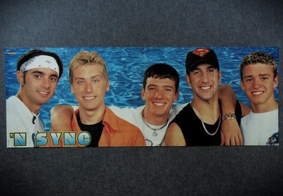Poster *NSYNC NSYNC 'N Sync # 90er Jahre _ POPCORN _ BANNER-POSTER _ XL