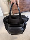 Monos Vegan Nylon and Leather Duffel Bag - Black  color for Carryon Travel — photo 7