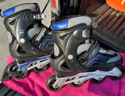 Mongoose ABEC-5 Inline Roller Skates Mens Size 7 Aluminum Frame MG-228 #008