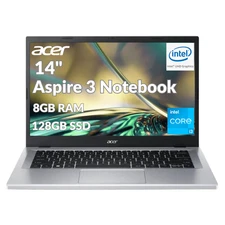 Acer Aspire 3 14"Notebook FHD Intel i3-N305 8GB RAM 128GB SSD 1.8GHz Refurbished