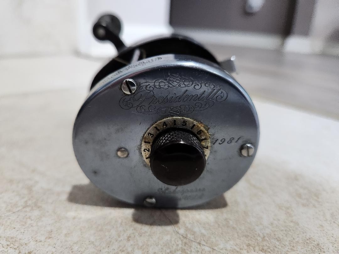Vintage Shakespeare President II 1981 Baitcasting Reel Made