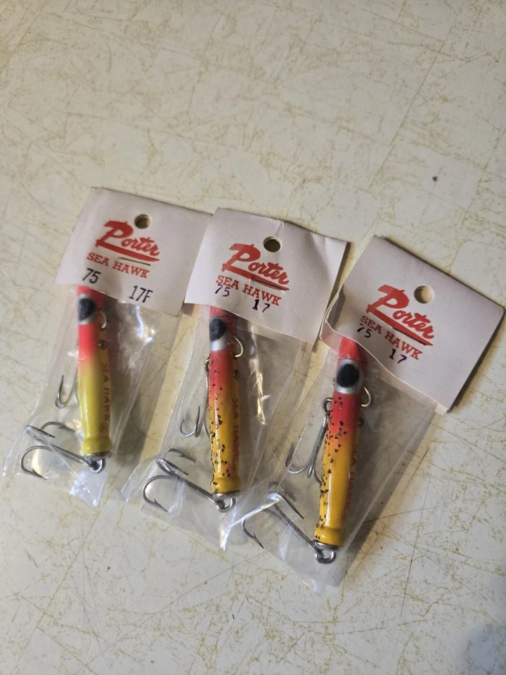 Señuelos vintage Porter's Seahawk Foto 2 de 3