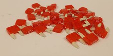 Lot of 100 New 10 Amp Mini Fuses Auto / Electronic Bulk Lot 10A2S