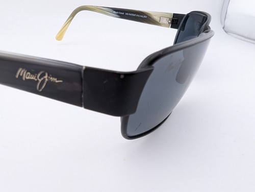 Maui Jim Brille, nur Gestell, MJ249-2M Schwarz Koralle, 65-16-115, Metall, Italy - Bild 7 von 20